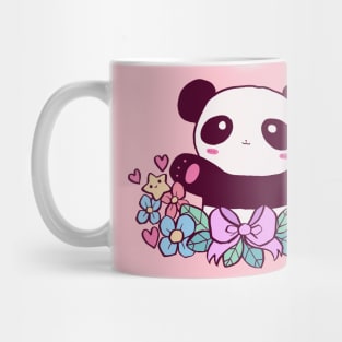 Cute Flowery Panda Mug